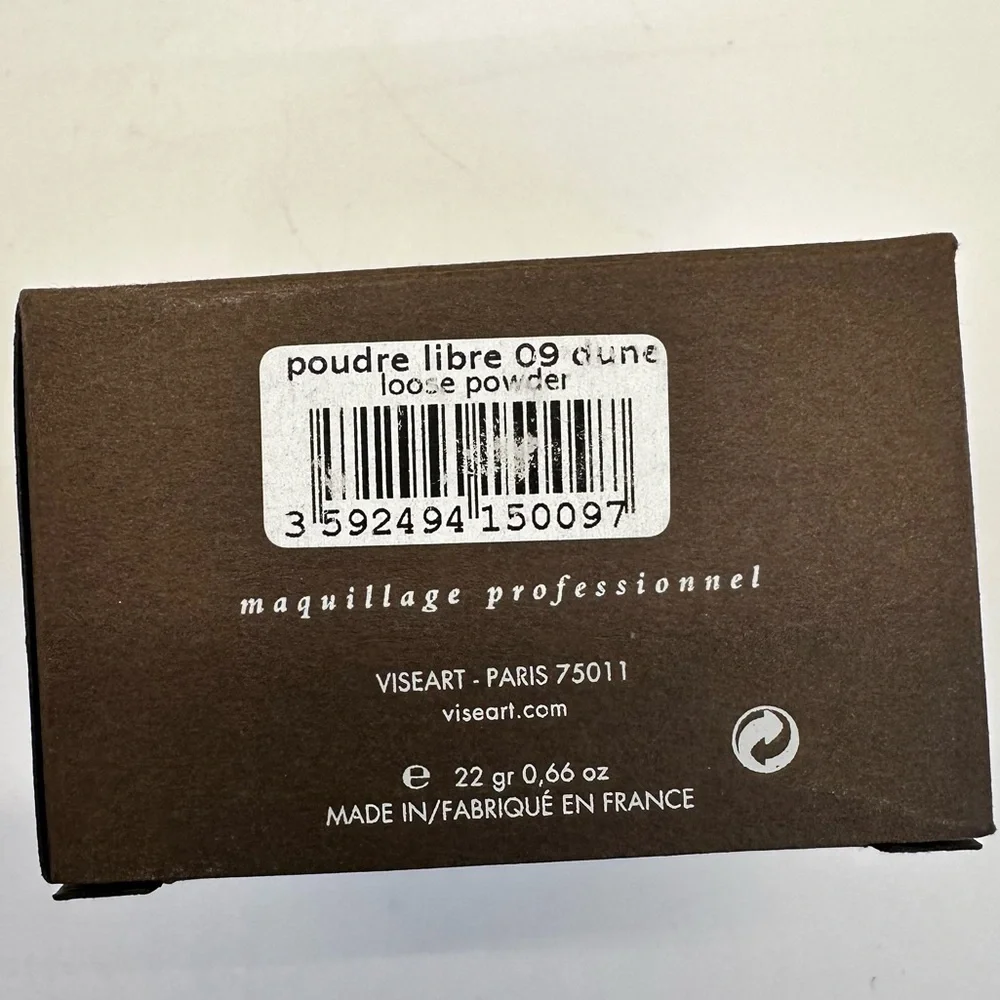 ⭐️⭐️⭐️ VISEART - 09 Dune -‎ Professional Loose Setting Powder - Sealed 22 gr⭐️⭐️